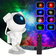 Astronaut Star Projector Night Light Nebula Remote Control