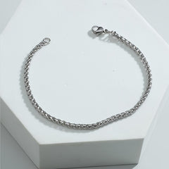 Men's Stainless Steel Silver Bracelet