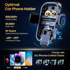 Dashboard Car Phone Holder Stable Mount Anti-slip Clip All Smartphone