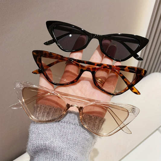 Y2K Cat Eye Sunglasses for Women Men UV400 Sun Shades Glasses