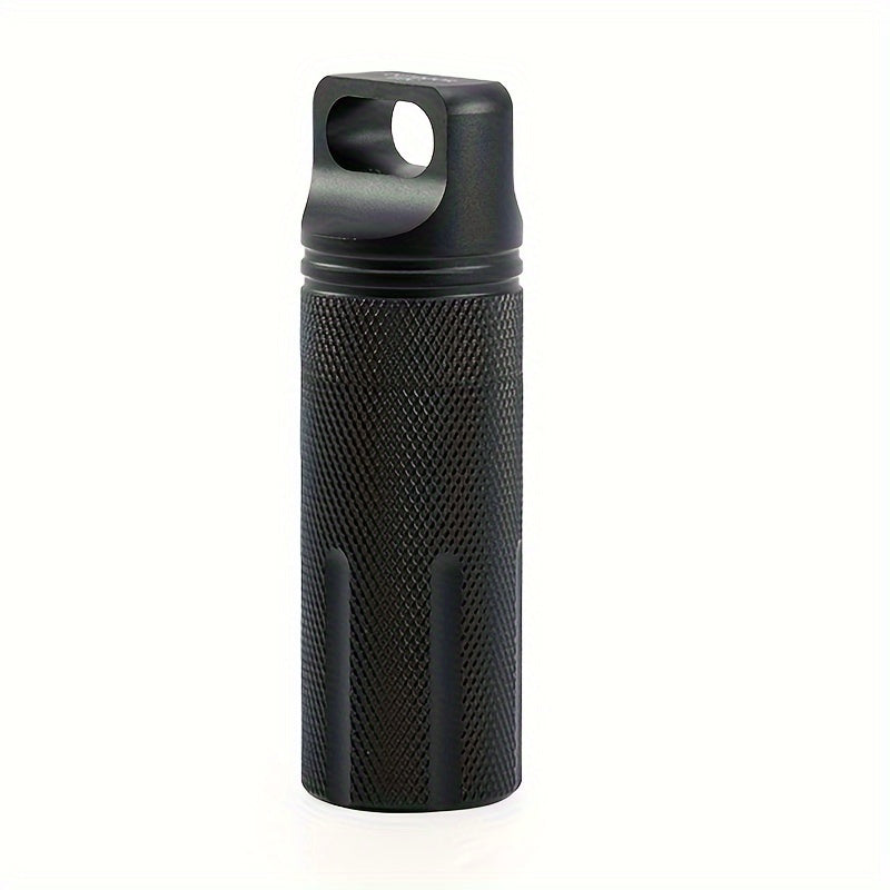 Portable Waterproof Aluminum Alloy Pill Case Sealed Medicine Bottle