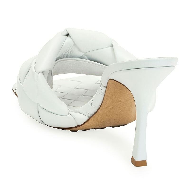 Women's Stiletto Heeled Mule Sandals High Heel Shoes
