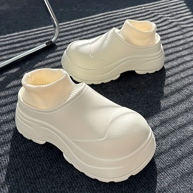 Warm Fur Lined Slip On Water Boots
