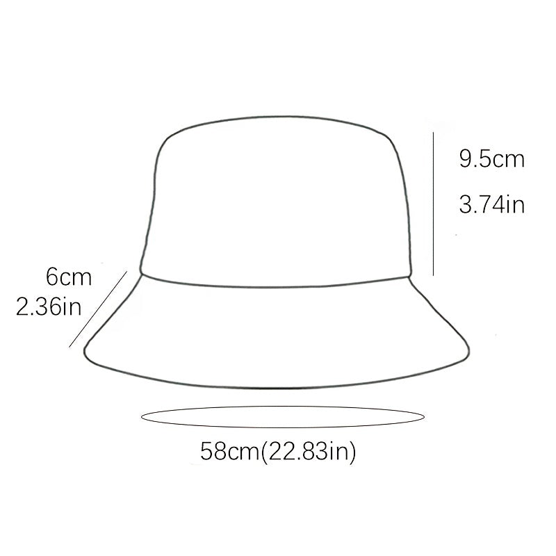 Colorful Ice Cone Reversible Bucket Hat