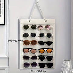 Felt Wall Hanging Glasses Organizer 12 Slots Foldable