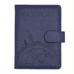 Leather Passport Holder RFID Blocking Travel Wallet
