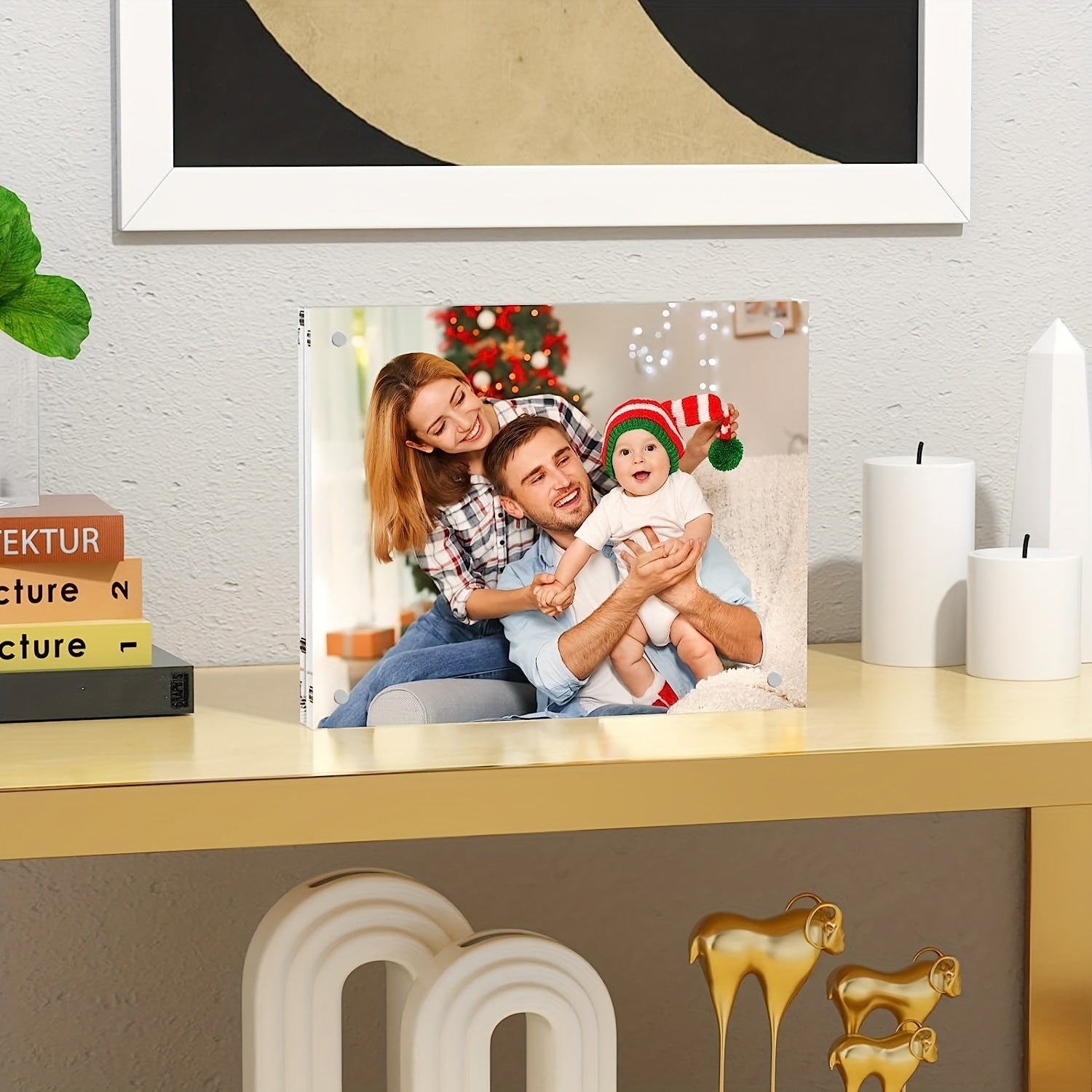 Acrylic Picture Frame 12x17 Double Sided Photo Display