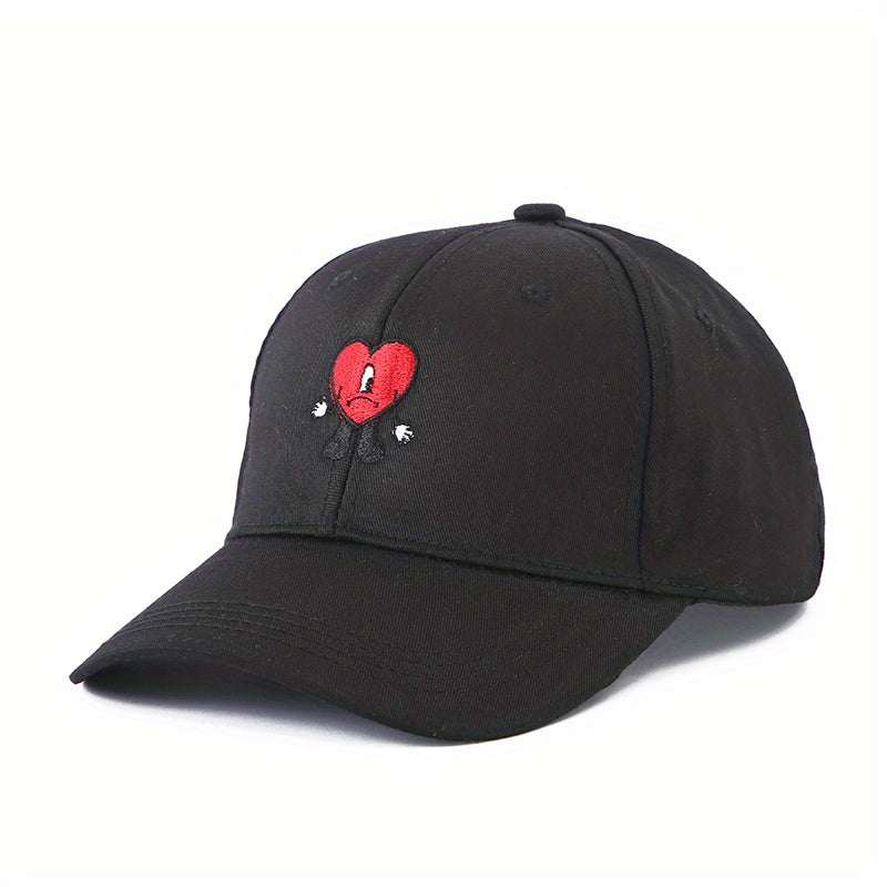 Hottest Heart Graphic Print Baseball Cap