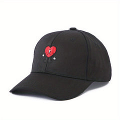 Hottest Heart Graphic Print Baseball Cap
