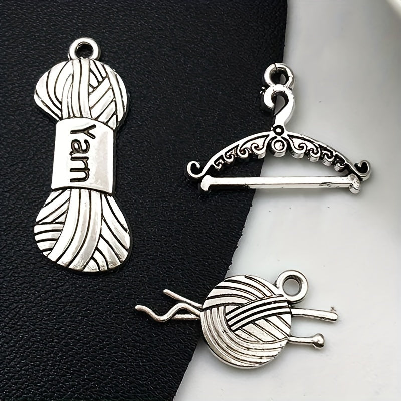 21 PCS Antique Silvery Sewing Machine Series Pendants for DIY Jewelry