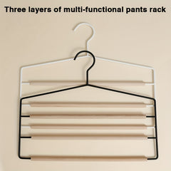 Multilayer Magic Closet Storage Organizer Wood Hanger For Clothing Pants