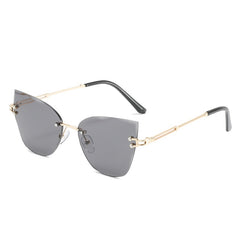 Rimless Metal Sunglasses