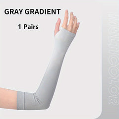 Gradient Ice Sleeve Sunscreen Arm Sleeves UV Protection Cycling Men Women