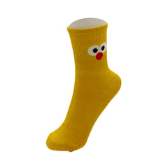 Comfy Bird Pattern Crew Socks for Women