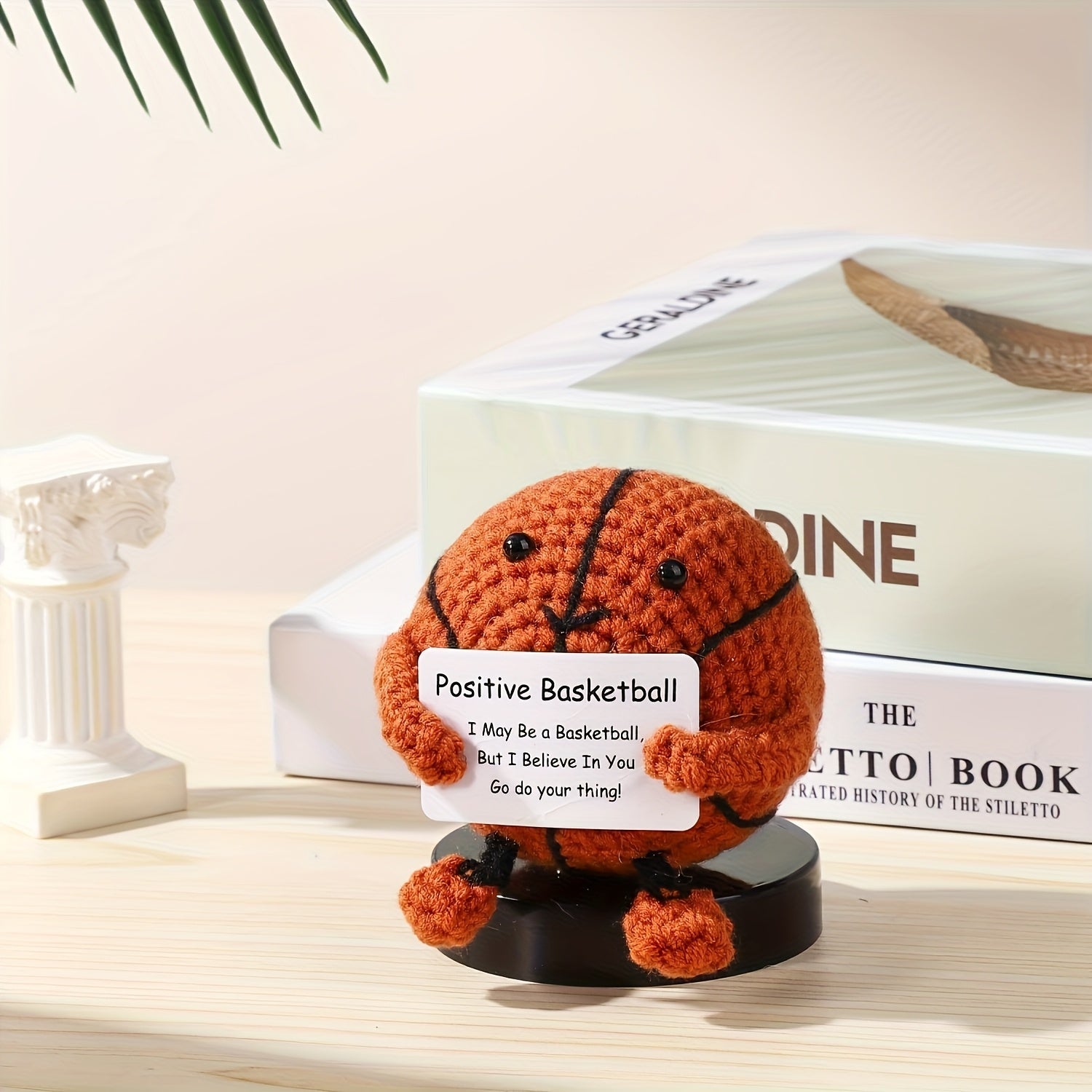Emotional Support Basketball Crochet Doll