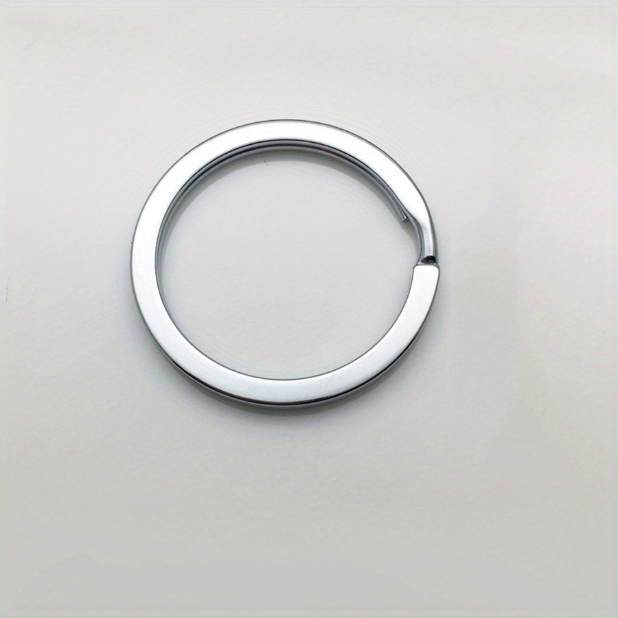 10pcs Stainless Steel Key Ring for Backpack Bag