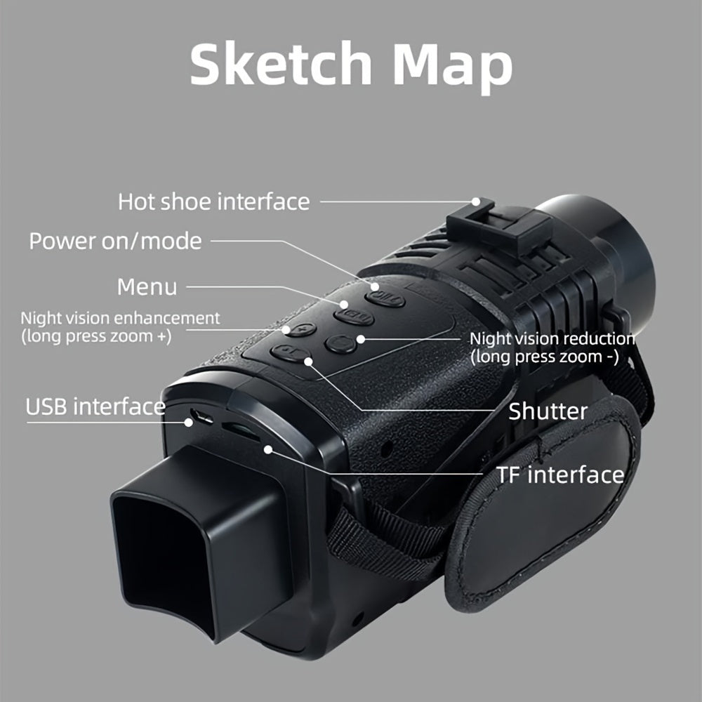 R17 Night Vision Device 5X Digital Zoom Infrared Telescope