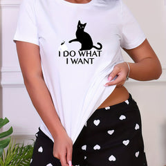 Women's Casual Crew Neck Sleep Top