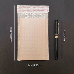 5pcs Pink Small Shockproof Bubble Mailing Bag