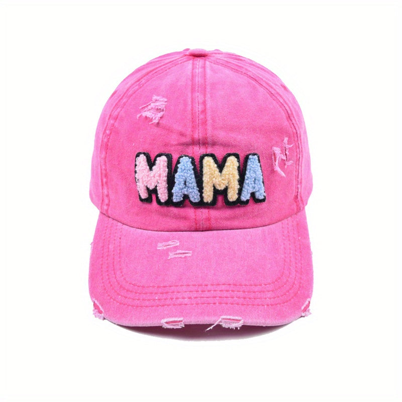 Vintage Washed Distressed Baseball Cap Y2K Sun Hats For Women Men