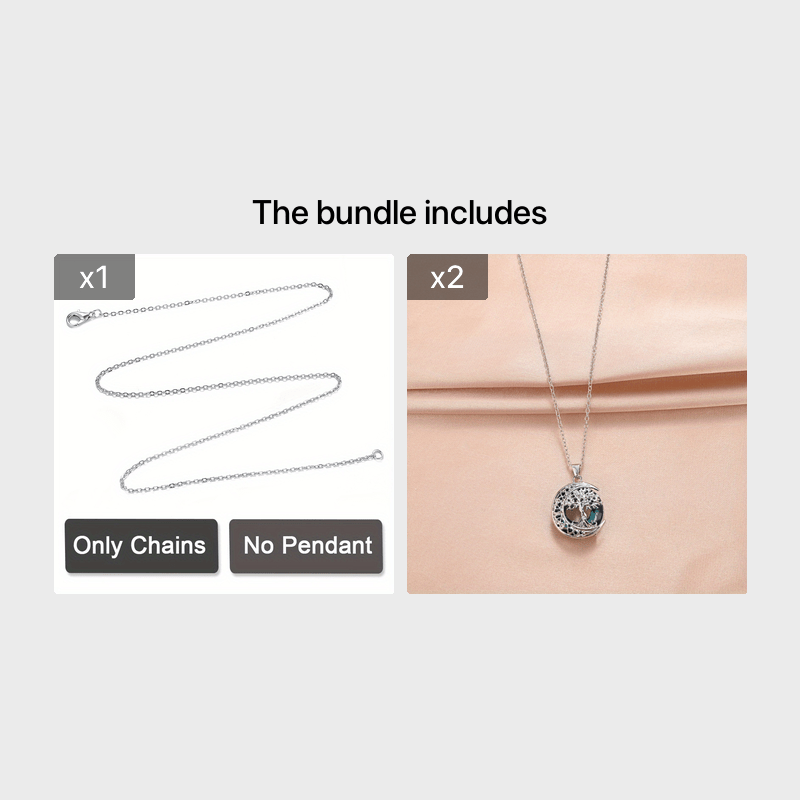 Tree Of Life Crystal Pendant Necklace Banquet Jewelry