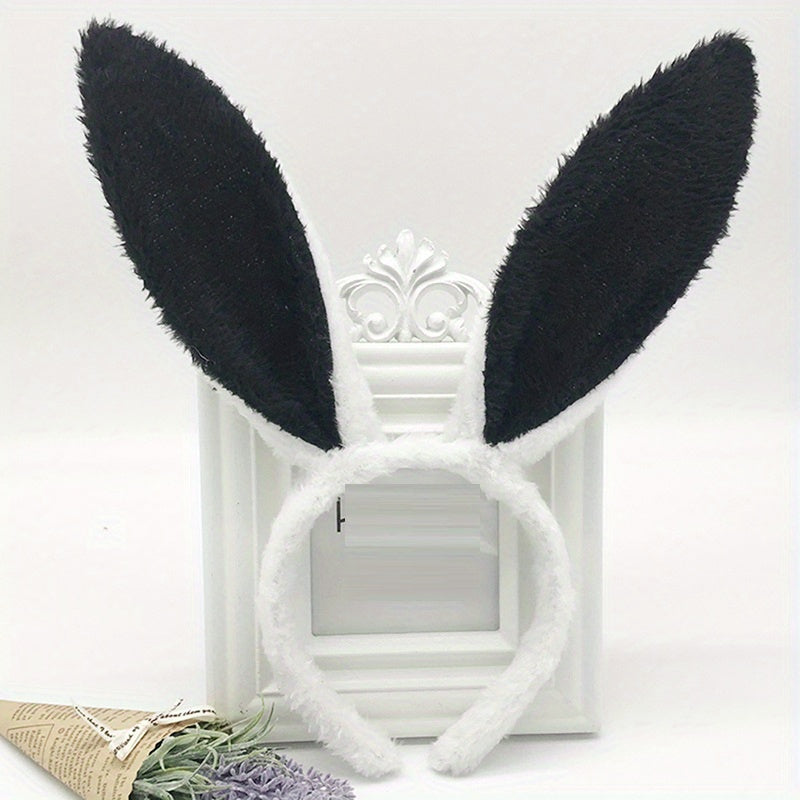 Bunny Rabbit Ear Headband Plush Hairband Costume Party Easter Hair Accessories