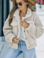 Faux Fur Trucker Jacket for Fall & Winter