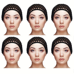 Women Meshy Snood Net Head Cover Hair Clip Nurse Attendants Hair Accessories