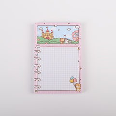 100 Sheets Cartoon Sticky Notes Self-adhesive Stationery