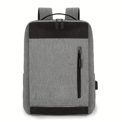 3pcs Business Commuter Laptop Backpack Set with USB Charging Port