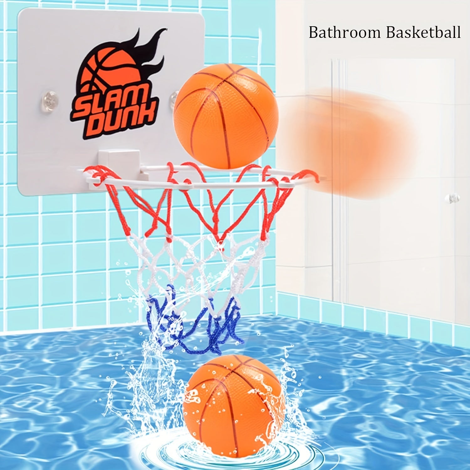 4pcs Mini Basketball Set for Kids, Portable Indoor/Outdoor Hoop Stand