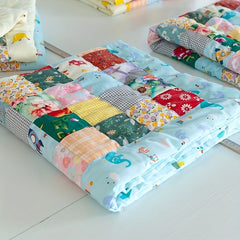 6pcs Love Printed Cotton Fabric Patchwork Group DIY Mother's Cloth 19.7x15.7in