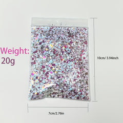 Chunky Nail Glitter Sequins Hexagon Flake Mix