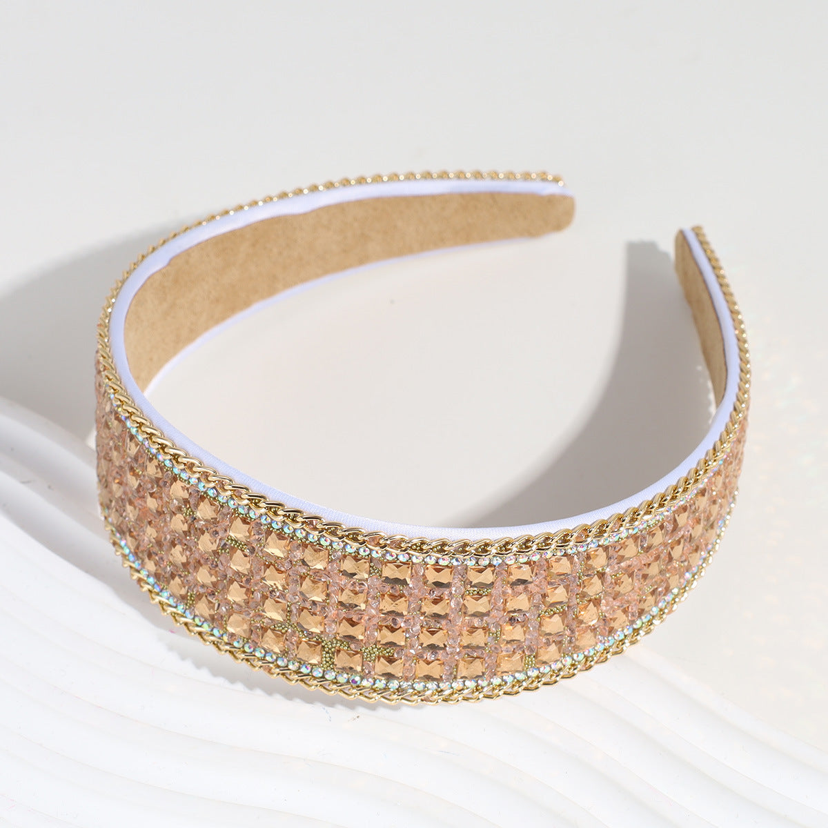 Wide Brimmed Rhinestone Headband Head Hoop Women Hair Accessories