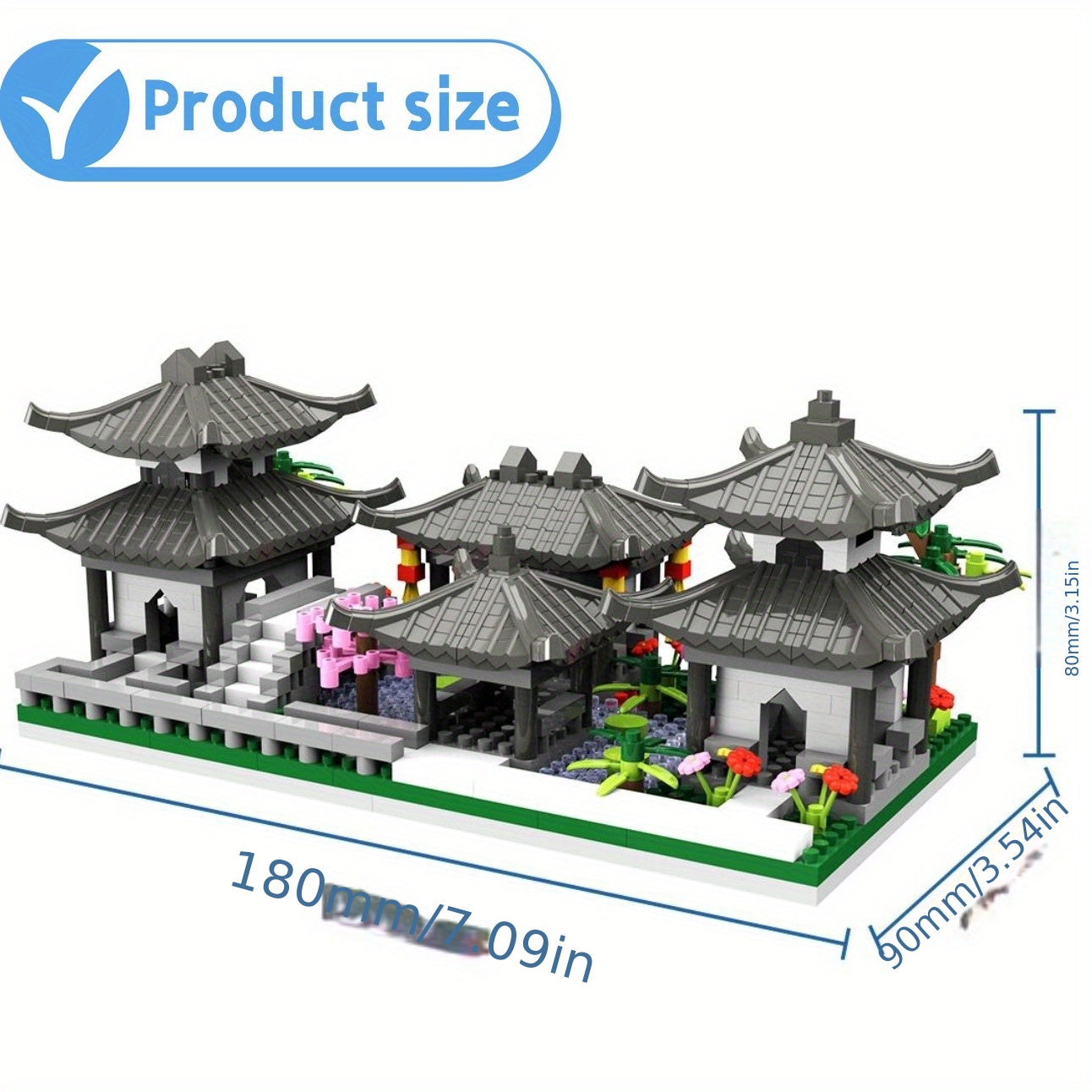 Suzhou Garden Blocks Construction Toy - Street Scene Gift