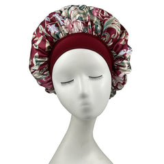Milk Silk Wide Brim Bonnet Cap for Women