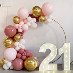 85pcs Dusty Pink Balloons Garland Arch Kit 12 7 25 4 30 48 45 72 Cm