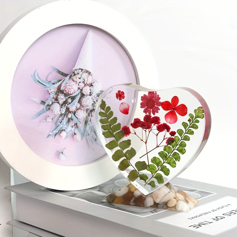 Love Heart Photo Frame Silicone Mold Epoxy Resin Decorative DIY Crafts Gift