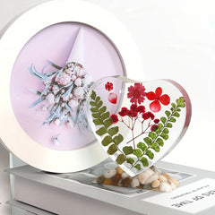 Love Heart Photo Frame Silicone Mold Epoxy Resin Decorative DIY Crafts Gift