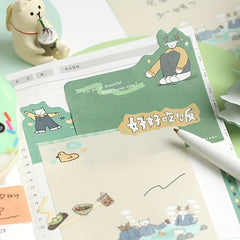 Cartoon Animal Sticky Notes 100 Sheets