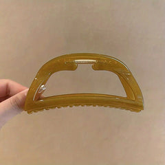 Crescent Shaped Hair Clip Shark Claw Ponytail Holder Women Girls Hair Accessory