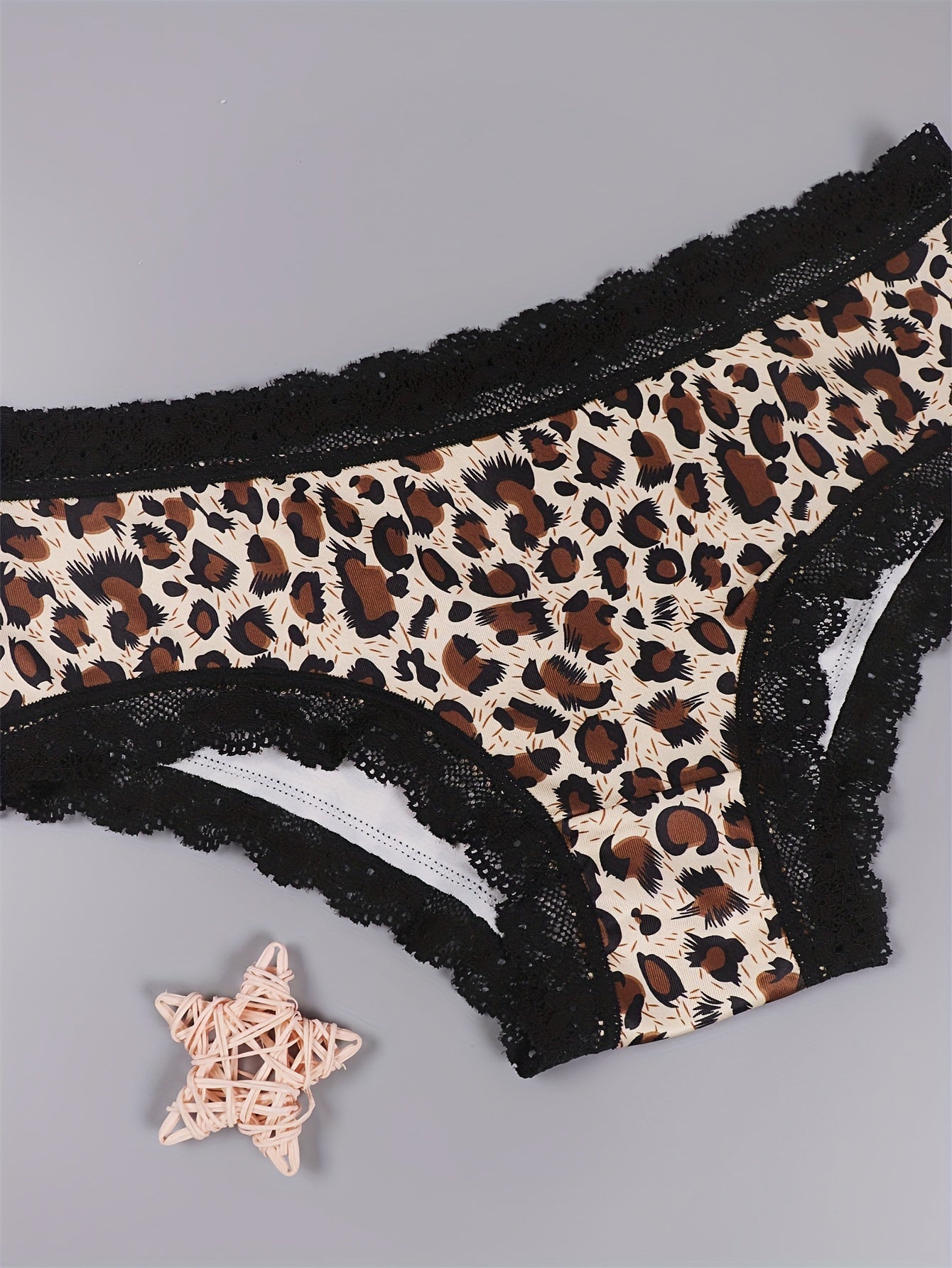 7pcs Contrast Lace Briefs Stretchy Intimates Panties Women's Lingerie
