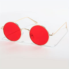 Round Metal Sunglasses Women Men UV400 Sun Shades Glasses