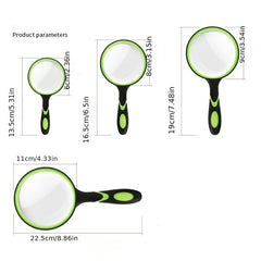 Rubber Drop Resistant Magnifying Glass
