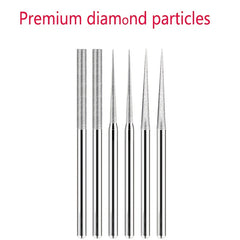20 Pcs Diamond Grinding Set 5 Shapes 1/8 Inch Shank Rotary Tool
