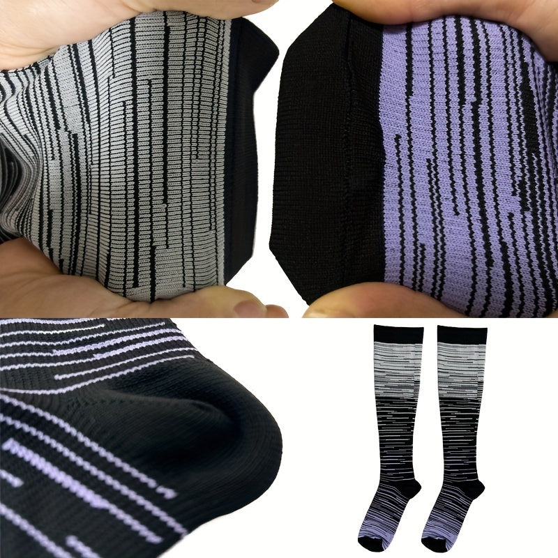 Knee High Compression Socks 20-25mmHg Leg Support Men All Seasons