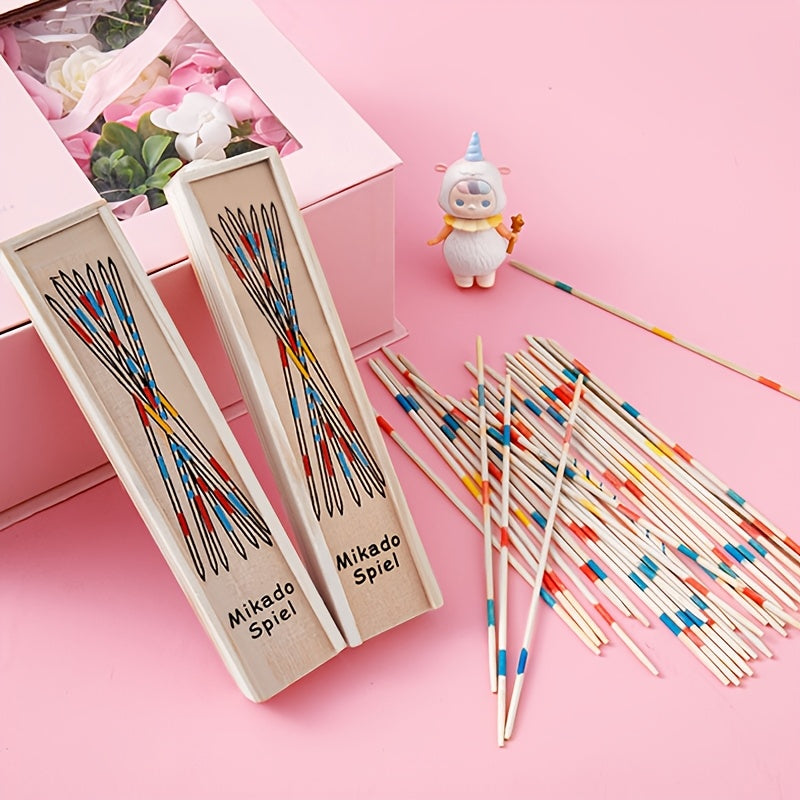 Wooden Gaming Sticks Puzzle Toy for Family Fun