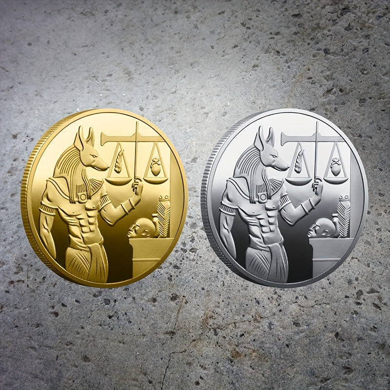 Egyptian Death Protector Treasure Coin Collectible Gift