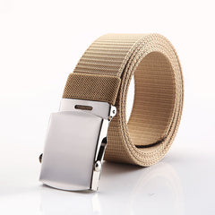Men's Automatic Buckle Canvas Tactical Belt