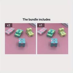 Infinity Cube Fidget Toy Puzzle Flip Cube Mini Square Hand Held Toy